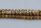 CRO555 15.5 inches 12mm round grain stone beads wholesale