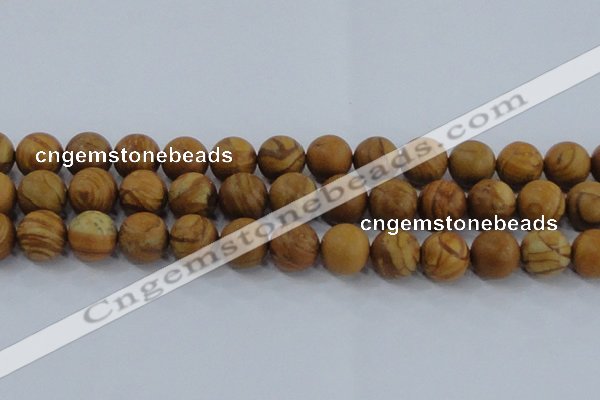 CRO555 15.5 inches 12mm round grain stone beads wholesale