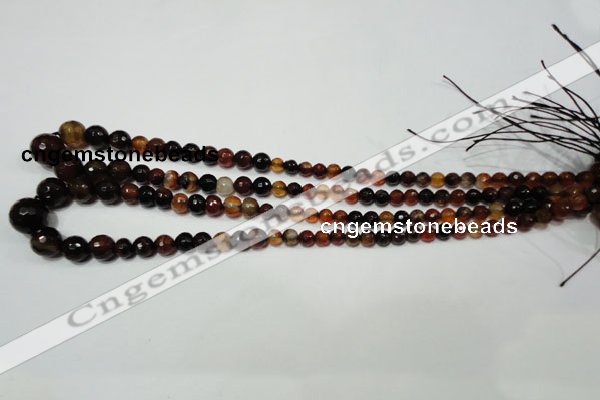 CRO701 15.5 inches 6mm – 14mm faceted round dream agate beads