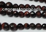 CRO708 15.5 inches 6mm – 14mm faceted round red tiger eye beads