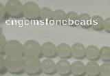 CRO712 15.5 inches 6mm – 14mm faceted round candy jade beads