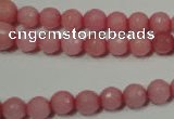 CRO719 15.5 inches 6mm – 14mm faceted round candy jade beads