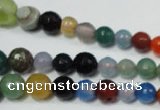 CRO720 15.5 inches 6mm – 14mm faceted round mixed candy jade beads