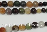 CRO723 15.5 inches 6mm – 14mm faceted round mixed candy jade beads