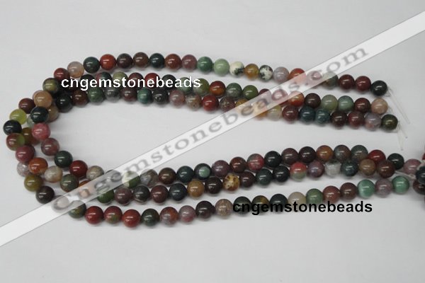 CRO82 15.5 inches 8mm round Indian agate gemstone beads wholesale