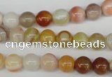 CRO86 15.5 inches 8mm round agate gemstone beads wholesale