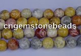 CRO860 15.5 inches 4mm round sky eye stone beads wholesale