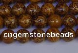 CRO881 15.5 inches 6mm round elephant blood stone beads