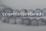 CRO89 15.5 inches 8mm round blue lace agate beads wholesale