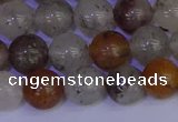 CRO893 15.5 inches 10mm round mixed lodalite quartz beads wholesale