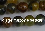 CRO904 15.5 inches 12mm round golden pietersite beads wholesale