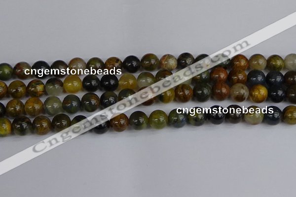 CRO904 15.5 inches 12mm round golden pietersite beads wholesale