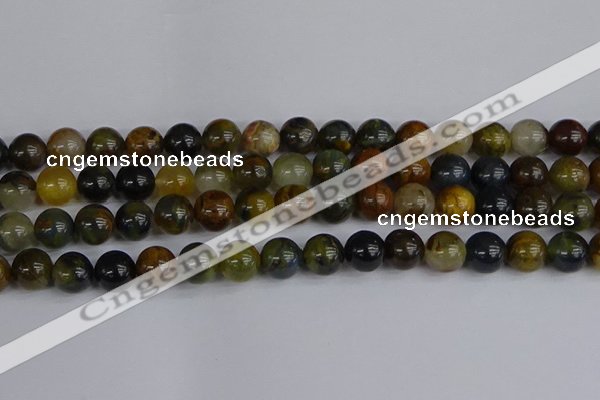 CRO905 15.5 inches 14mm round golden pietersite beads wholesale