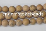 CRO91 15.5 inches 8mm round Chinese wood jasper beads wholesale