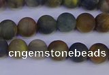 CRO911 15.5 inches 6mm round matte golden pietersite beads