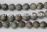 CRO95 15.5 inches 8mm round Chinese leopard skin jasper beads wholesale