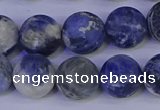 CRO954 15.5 inches 12mm round matte sodalite beads wholesale