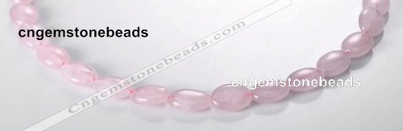 CRQ01 A grade 10*14mm oval natural rose quartz beads wholesale