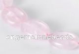 CRQ02 A grade 13*18mm oval natural rose quartz beads Wholesale