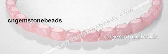 CRQ13 10*14mm cuboid A grade natural rose quartz beads Wholesale