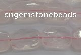 CRQ165 15.5 inches 12*16mm faceted rectangle natural rose quartz beads