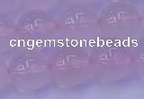 CRQ205 15.5 inches 14mm round Mozambique rose quartz beads