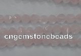 CRQ300 15 inches 6mm faceted nuggets rose quartz beads