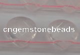 CRQ380 15.5 inches 13*13mm faceted briolette rose quartz beads