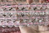 CRQ448 15.5 inches 14mm faceted round rose quartz beads