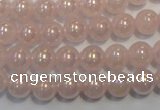 CRQ502 15.5 inches 8mm round AB-color rose quartz beads