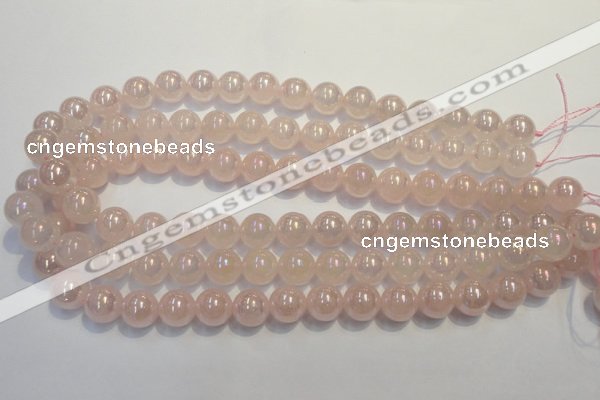 CRQ503 15.5 inches 10mm round AB-color rose quartz beads