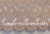 CRQ504 15.5 inches 12mm round AB-color rose quartz beads