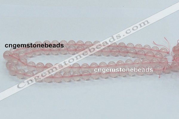 CRQ52 15.5 inches 10mm round natural rose quartz beads wholesale