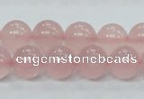 CRQ53 15.5 inches 12mm round natural rose quartz beads wholesale