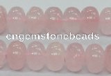 CRQ55 15.5 inches 10*16mm rondelle natural rose quartz beads