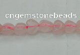 CRQ630 15.5 inches 8*8mm heart rose quartz beads wholesale