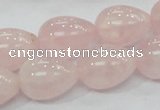 CRQ66 15.5 inches 15*20mm teardrop natural rose quartz beads wholesale