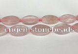 CRQ759 15.5 inches 25*40mm oval rose quartz beads