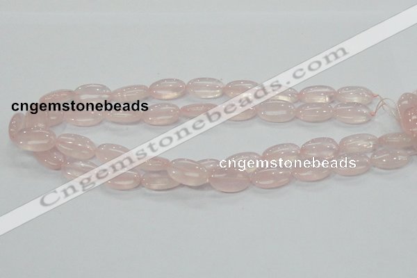 CRQ77 15.5 inches 12*20mm oval natural rose quartz beads wholesale