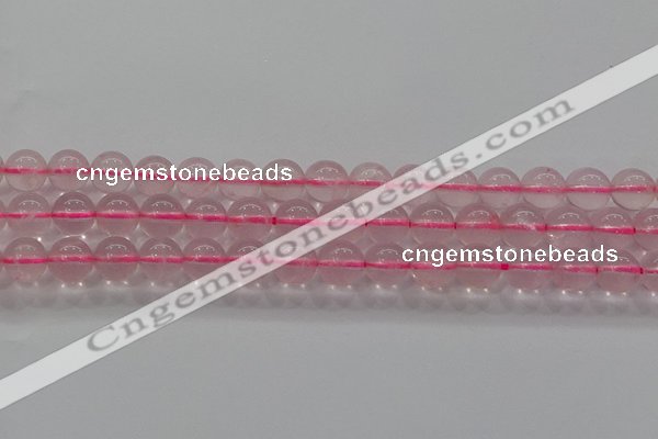 CRQ851 15.5 inches 8mm round natural rose quartz gemstone beads