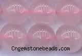 CRQ902 15 inches 10mm round rose quartz beads