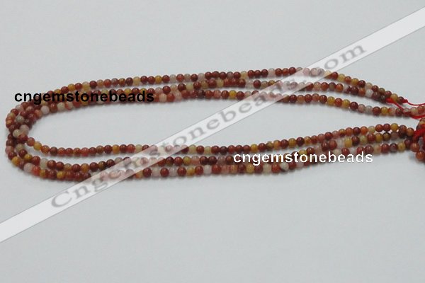 CRS01 15.5 inches 4mm round rainbow stone beads wholesale