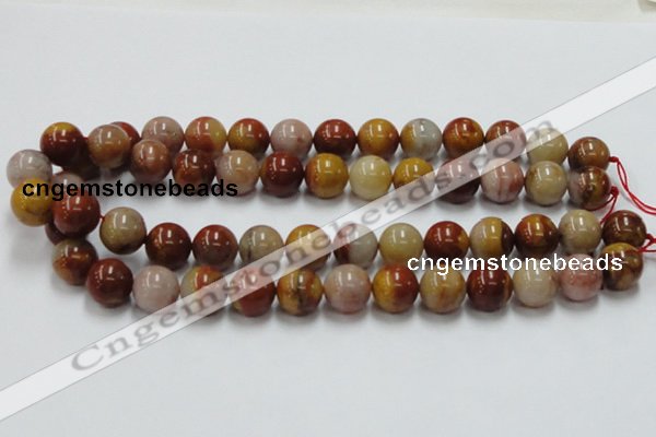 CRS05 15.5 inches 14mm round rainbow stone beads wholesale