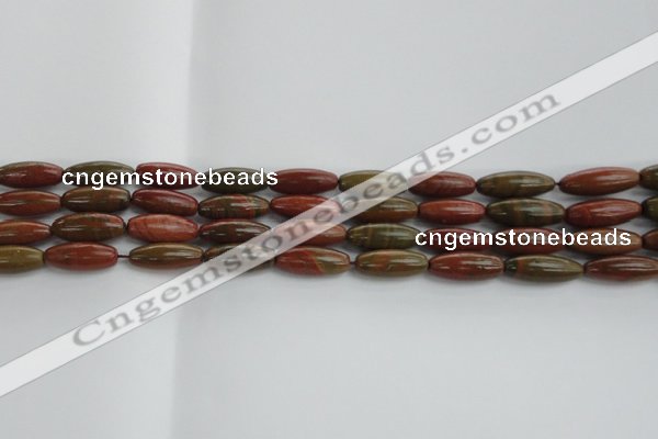 CRS100 15.5 inches 8*20mm rice rainbow jasper stone beads
