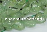 CRU107 15.5 inches 12*12mm heart green rutilated quartz beads