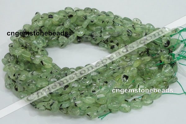 CRU107 15.5 inches 12*12mm heart green rutilated quartz beads