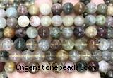 CRU1151 15 inches 9mm round mixed rutilated quartz beads