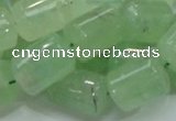 CRU134 15.5 inches 12*17mm column green rutilated quartz beads