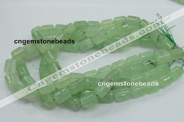 CRU134 15.5 inches 12*17mm column green rutilated quartz beads