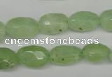 CRU179 9*11mm – 12*18mm faceted nuggets green rutilated quartz beads